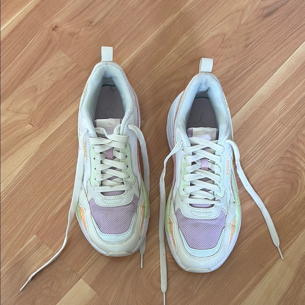 Puma X-Ray 2 Square Trainers Sneakers Womens 11 Pastel Multicolor